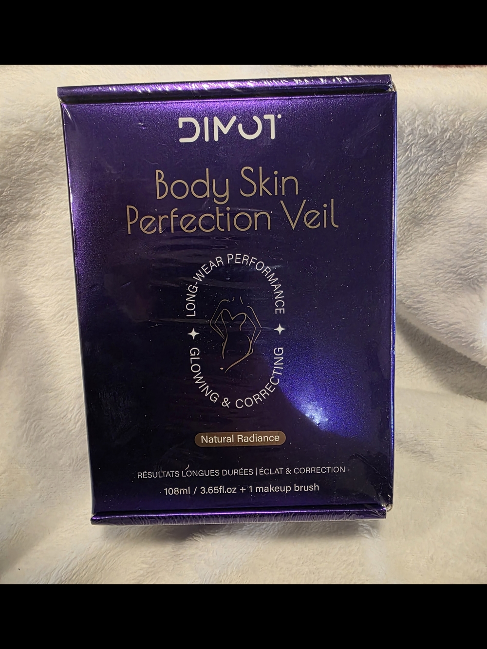 NIB Dimot Body Skin Perfection Veil + Buffer Brush - Natural Radiance